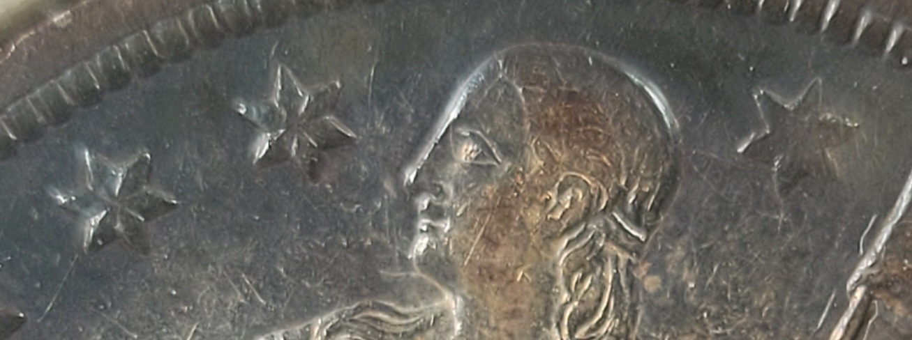 1840-$1-Liberty-Seated-Dollar-#4-Osburn-Cushing-Oc-2,-R4+